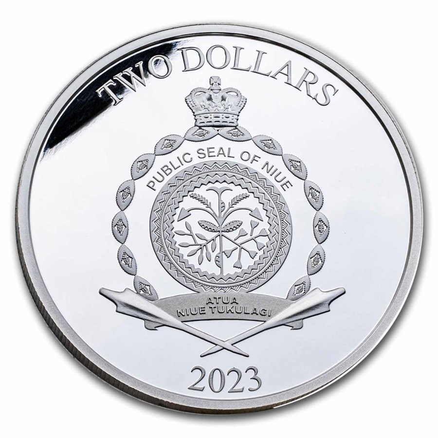 Stříbrná mince 1 oz Rychle a zběsile 2023 Kolorovaná