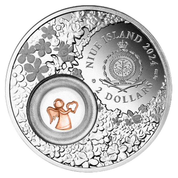 Stříbrná mince 28,28 g Anděl strážný 2024 Proof