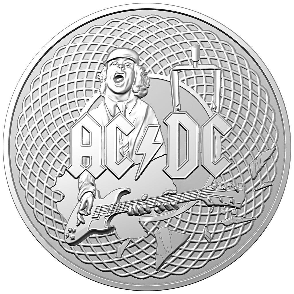 Stříbrná mince 1 oz AC/DC Frosted 2023
