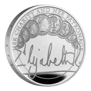 Stříbrná mince Charity and Patronage Alžběta II. 2022 Proof (UK22QPSP)