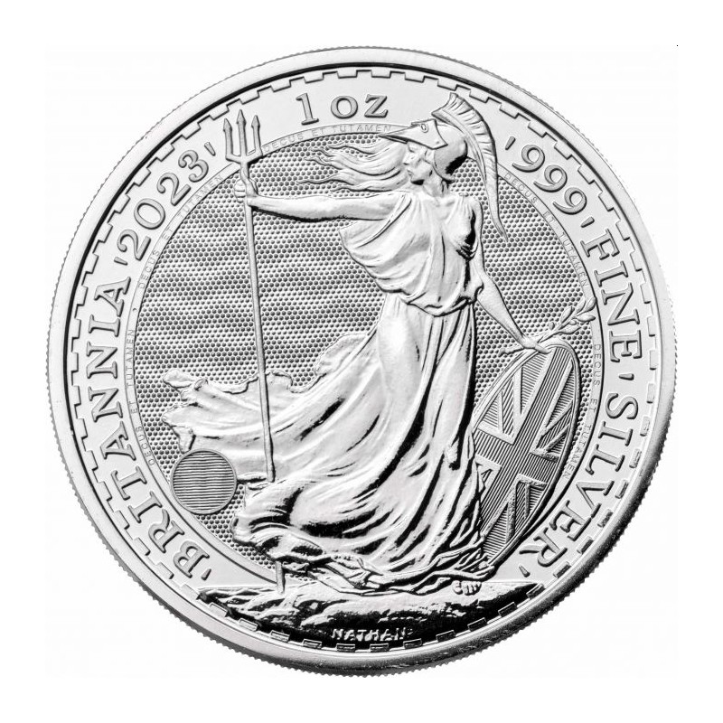Stříbrná mince 1 oz BRITANNIA 2023 BU Korunovaný Král Karel III.