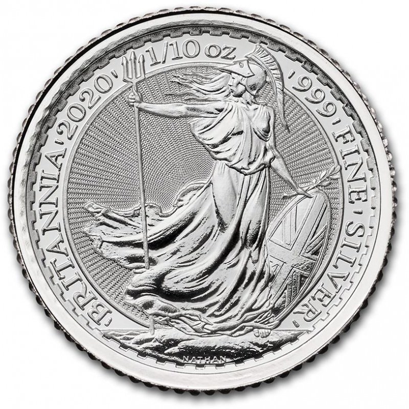 Stříbrná mince 1/10 oz Britannia P20