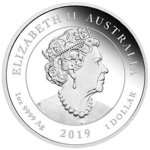 Stříbrná mince 1 oz 200. výročí královny Victorie 2019