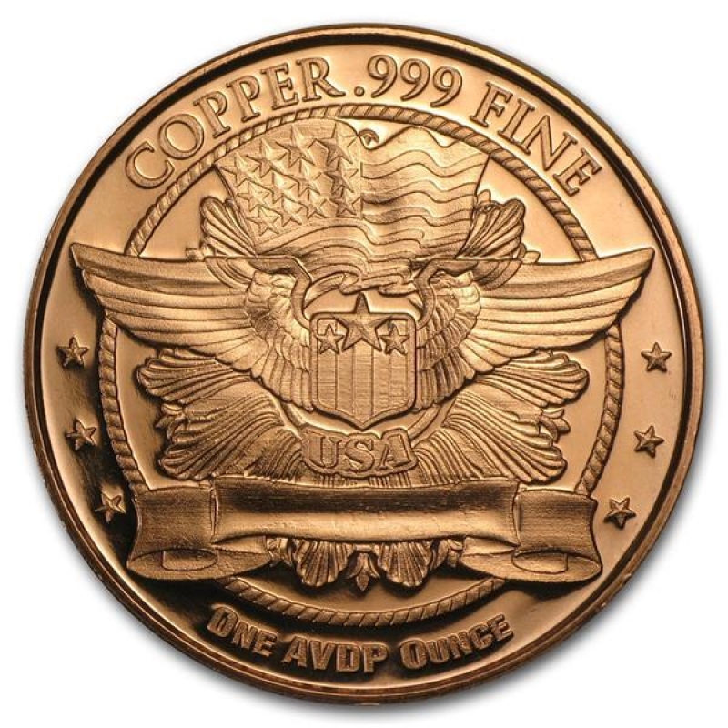Měděná medaile 1 oz Saint-Gaudens Liberty