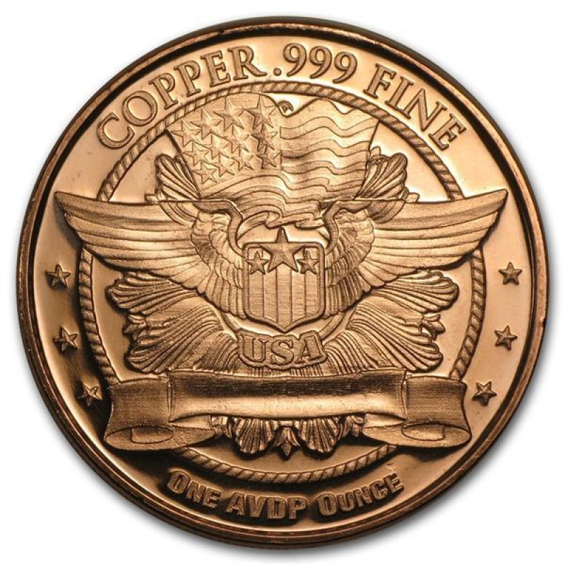 Měděná medaile 1 oz Walking Liberty