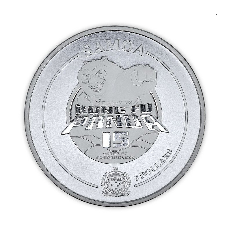 Stříbrná mince 1 oz Kung Fu Panda 15. výročí 2023 BU