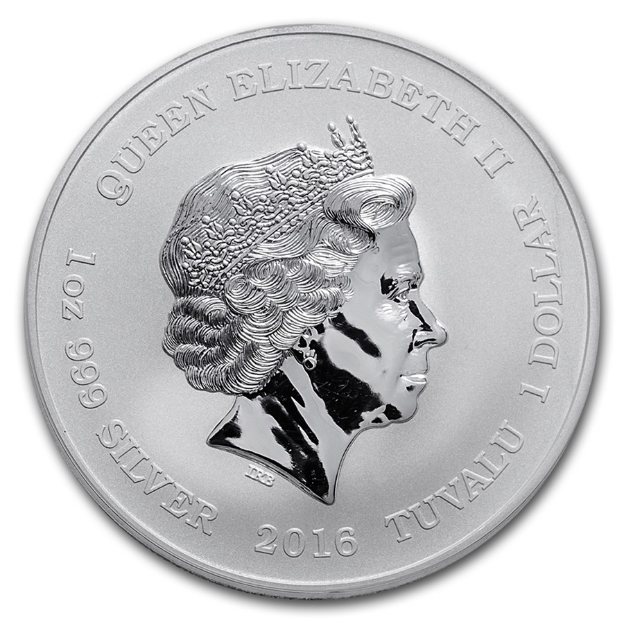 Stříbrná mince 1 oz U.S.S. Enterprise Star Trek 2016 BU