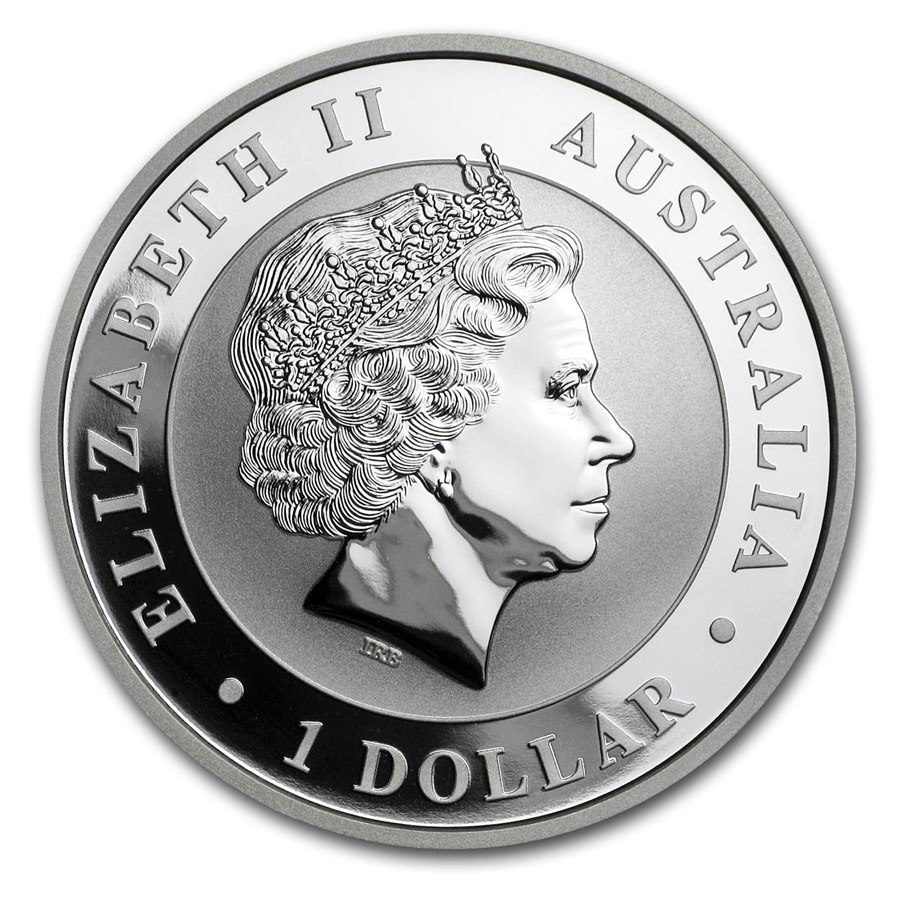 Stříbrná mince 1 oz Kookaburra Rooster Privy 2017 BU 