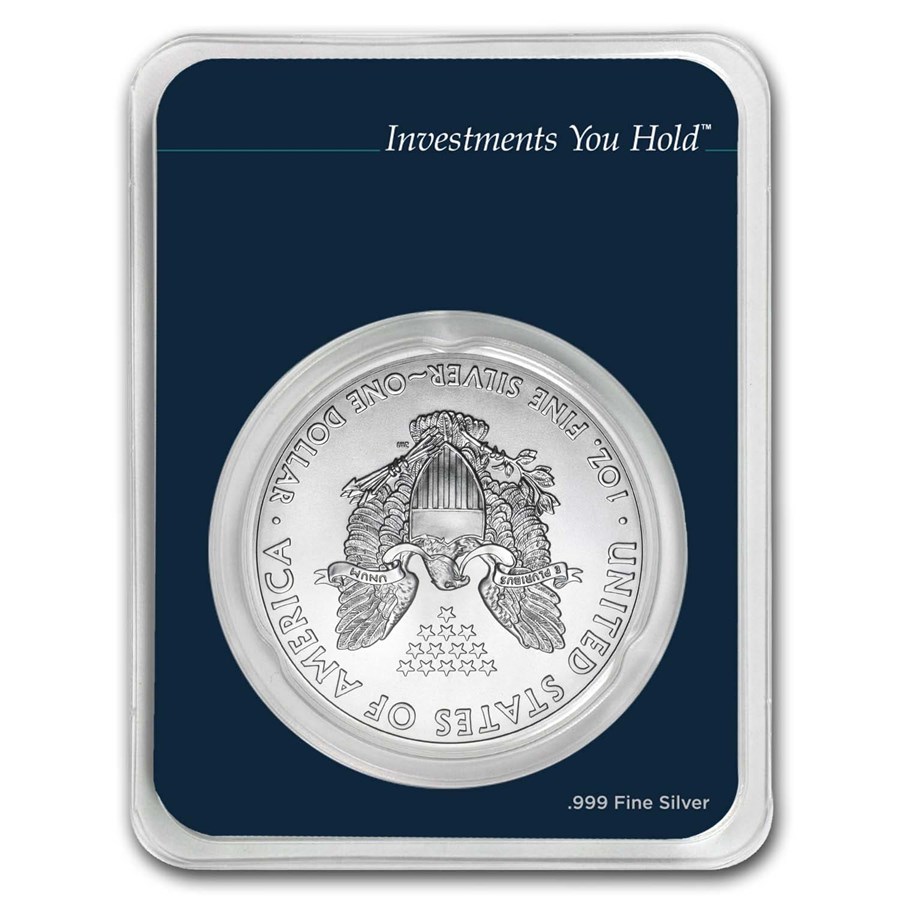 Stříbrná mince 1 oz U.S. Silver Eagle 2019 Apmex MintDirect® PCGS