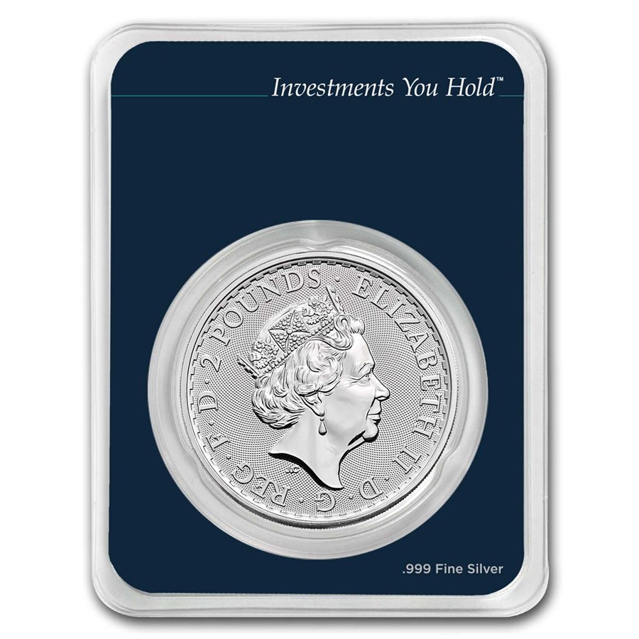 Stříbrná mince 1 oz Britannia Oriental Border 2019 Apmex MintDirect® PCGS