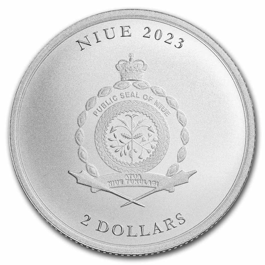 Stříbrná mince 1 oz Inspirace Královna Alžběta II 2023 