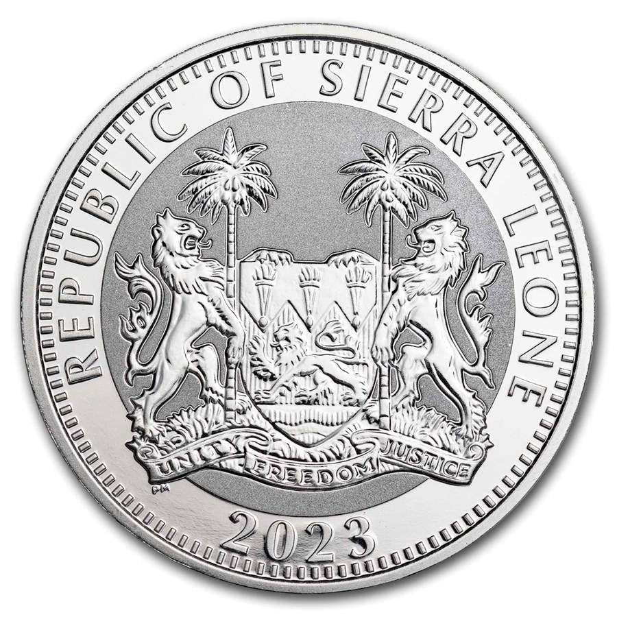 Stříbrná mince 1 oz Anubis  Egyptian Gods 2023 BU