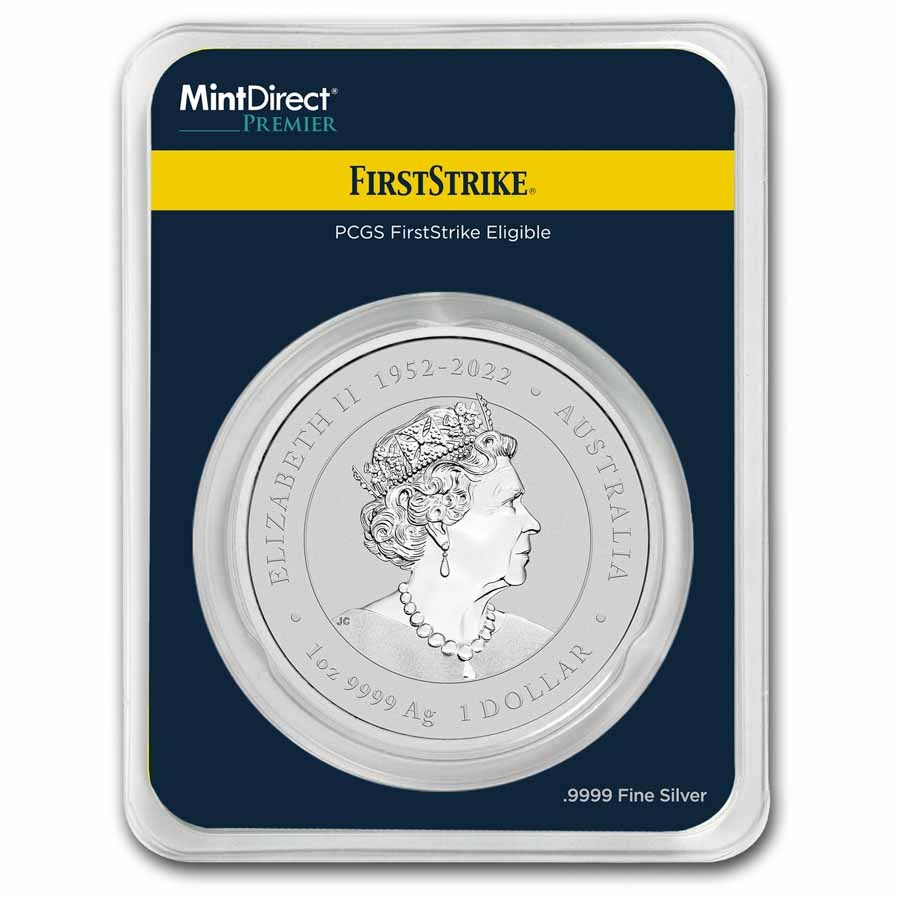 Stříbrná mince 1 oz Rok Draka Lunární série III 2024 Apmex MintDirect® PCGS