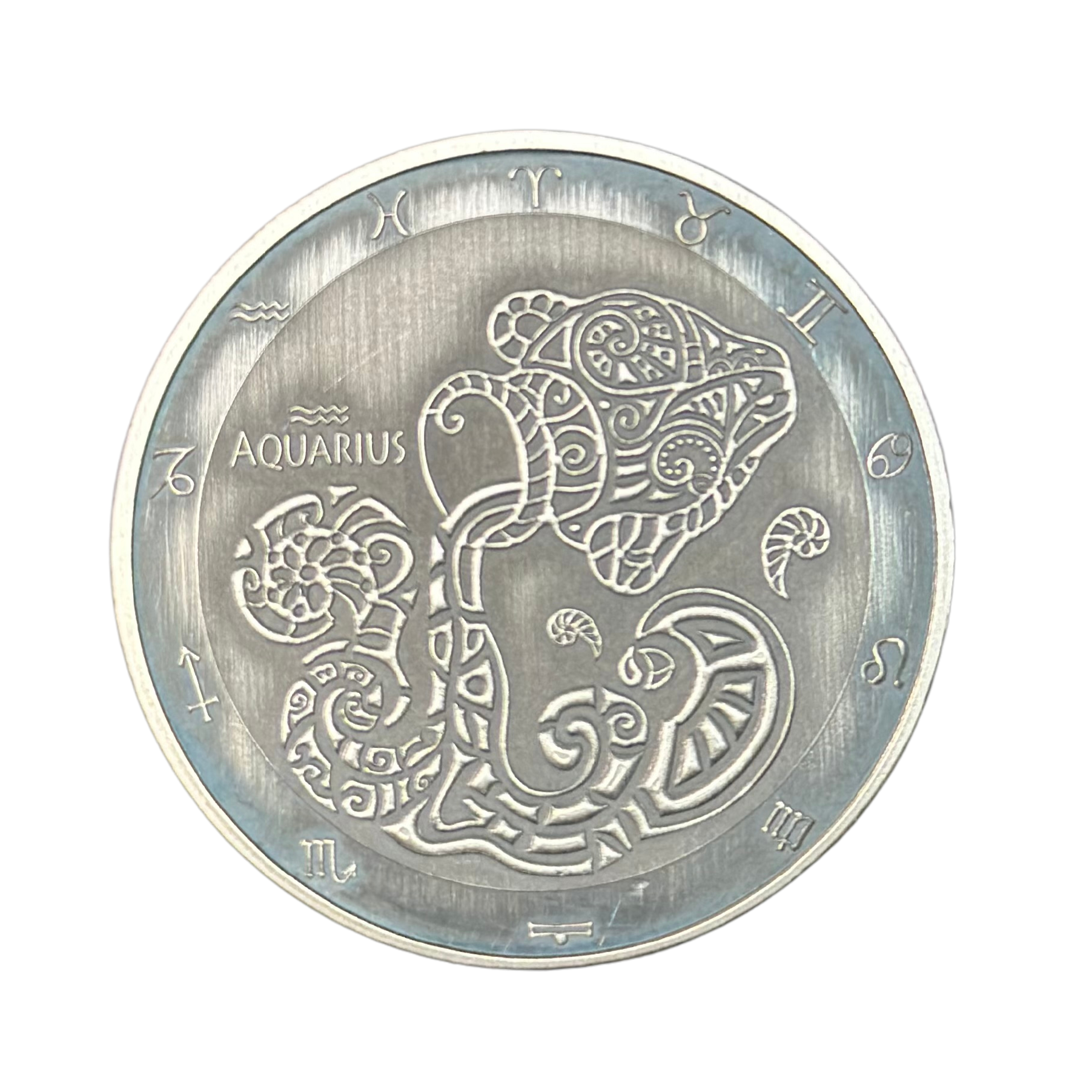 Stříbrná mince 1 oz Vodnář Zodiac Antique Limitovaná edice