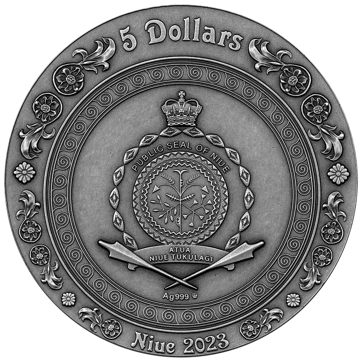 Stříbrná mince 2 oz Šeherezáda Tisíc a jedna noc 2023