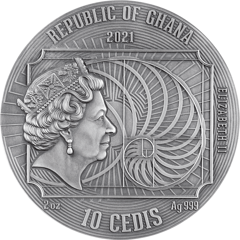 Stříbrná mince 2 oz Albrecht Durer Worlds Greatest Artists 2021 