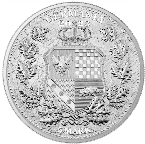 Stříbrná mince 1 oz Galia a Německo Alegorie 2023 BU