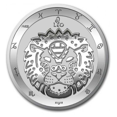Stříbrná mince 1 oz Lev Zodiac Limitovaná edice