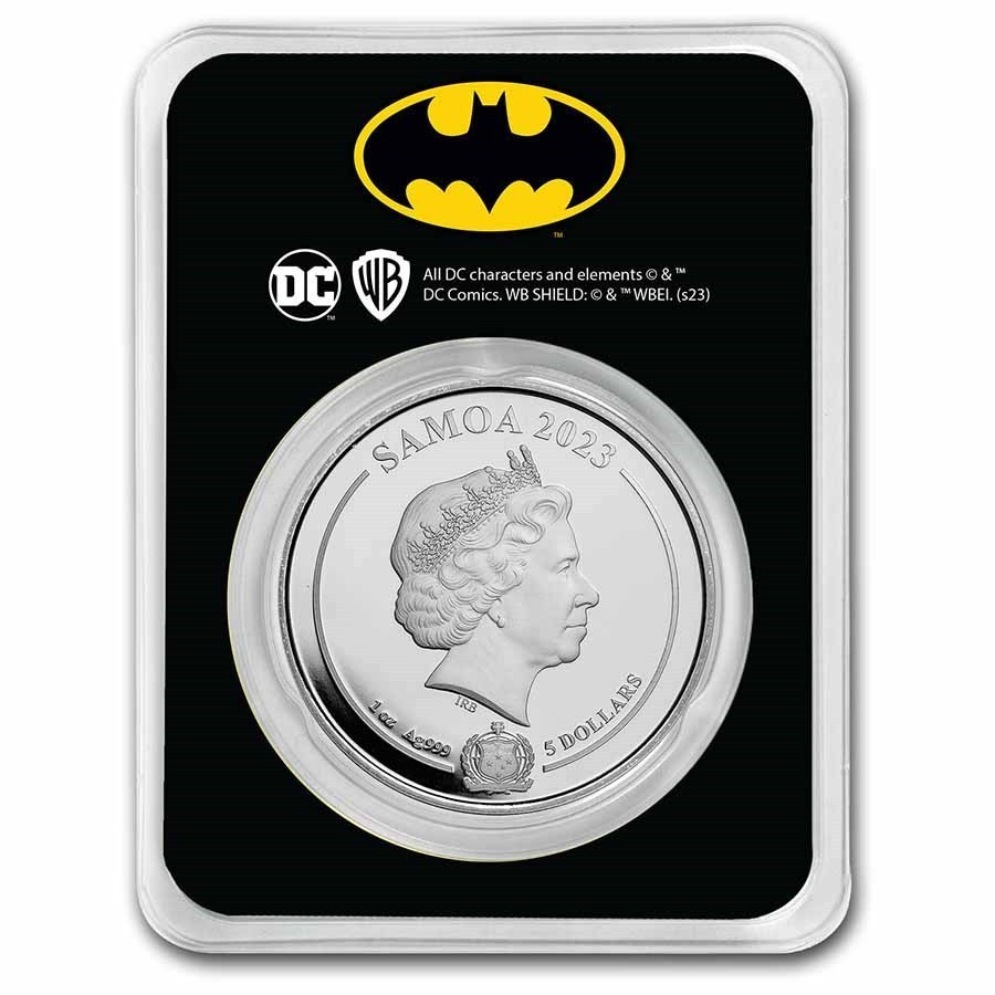 Stříbrná mince 1 oz Batman DC Comics 2023 TEP Kolorovaná
