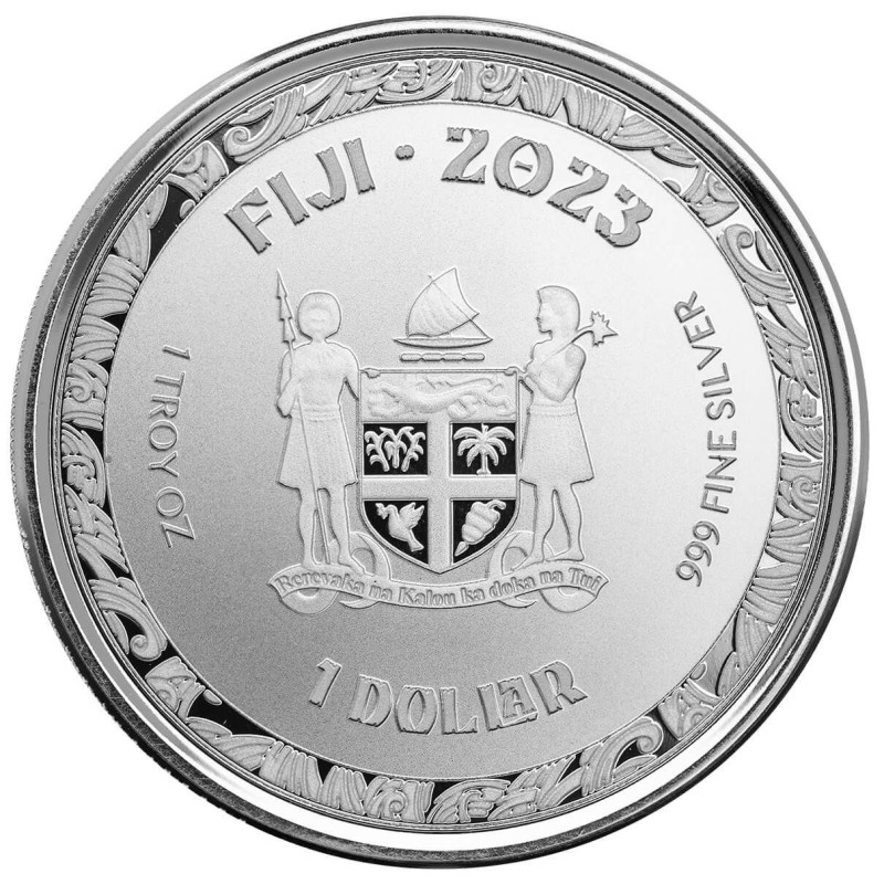 Stříbrná mince 1 oz Koi Fish 2023 BU PŘEDOBJEDNÁVKA