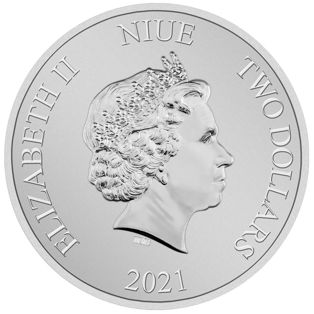 Stříbrná mince 1 oz Millenium Falcon 2021 BU