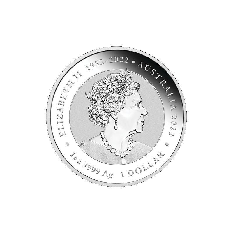 Stříbrná mince 1 oz Drak a Koi Kapr 2023 Kolorovaná