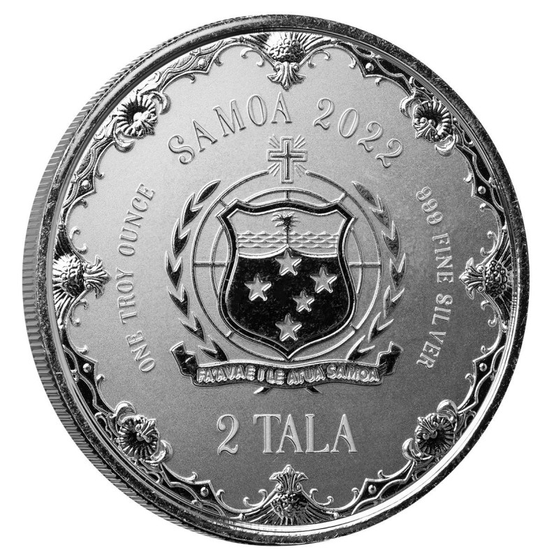 Stříbrná mince 1 oz Pacific Mořská panna 2022 BU