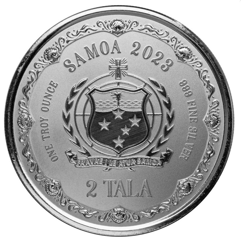 Stříbrná mince 1 oz Mořská panna Matka a Dcera 2023 BU