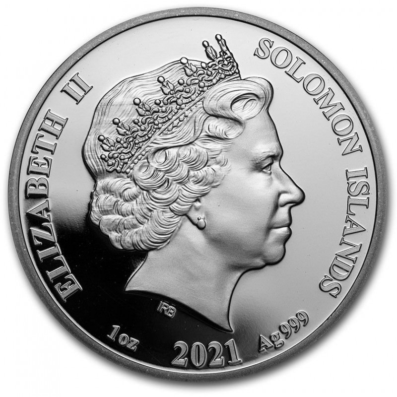 Stříbrná mince 1 oz Pythagoras - číslo Pí  Ikony Inspirace 2021 BU