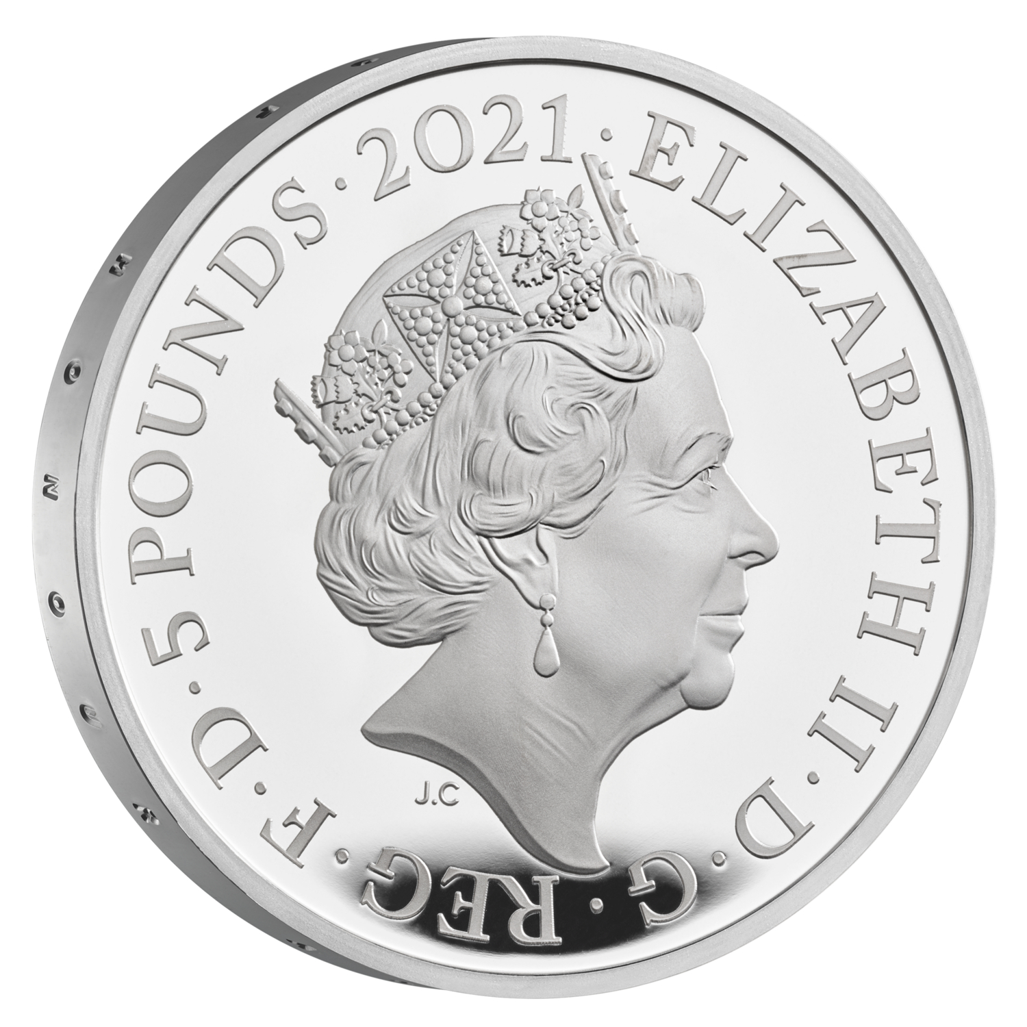 Stříbrná mince 95. narozeniny Jejího Veličenstva královny 2021 