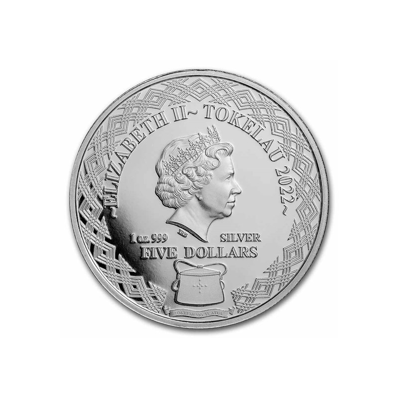 Stříbrná mince 1 oz Australská maskovaná sova 2022 BU