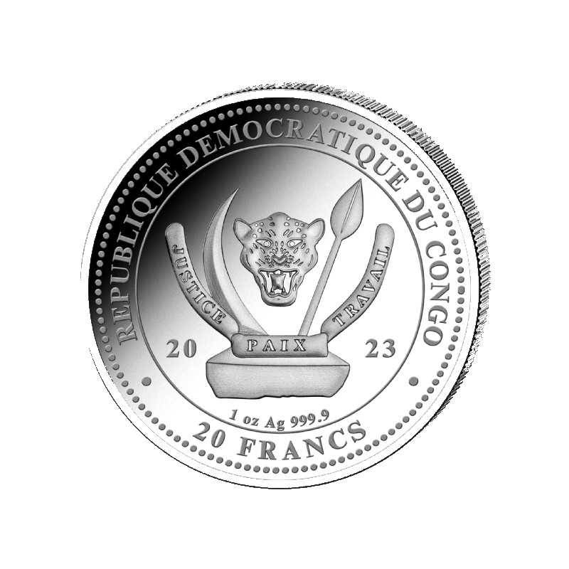 Stříbrná mince 1 oz Rejnok World´s Wildlife 2023 BU