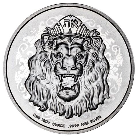 Stříbrná mince 1 oz Řvoucí lev