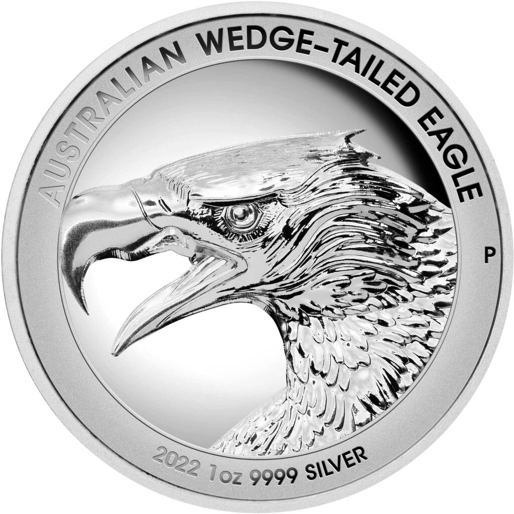 Stříbrná mince 1 oz Wedge Tailed Eagle 2022 BU
