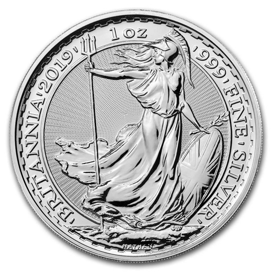 Stříbrná mince 1 oz Britannia 2019 BU