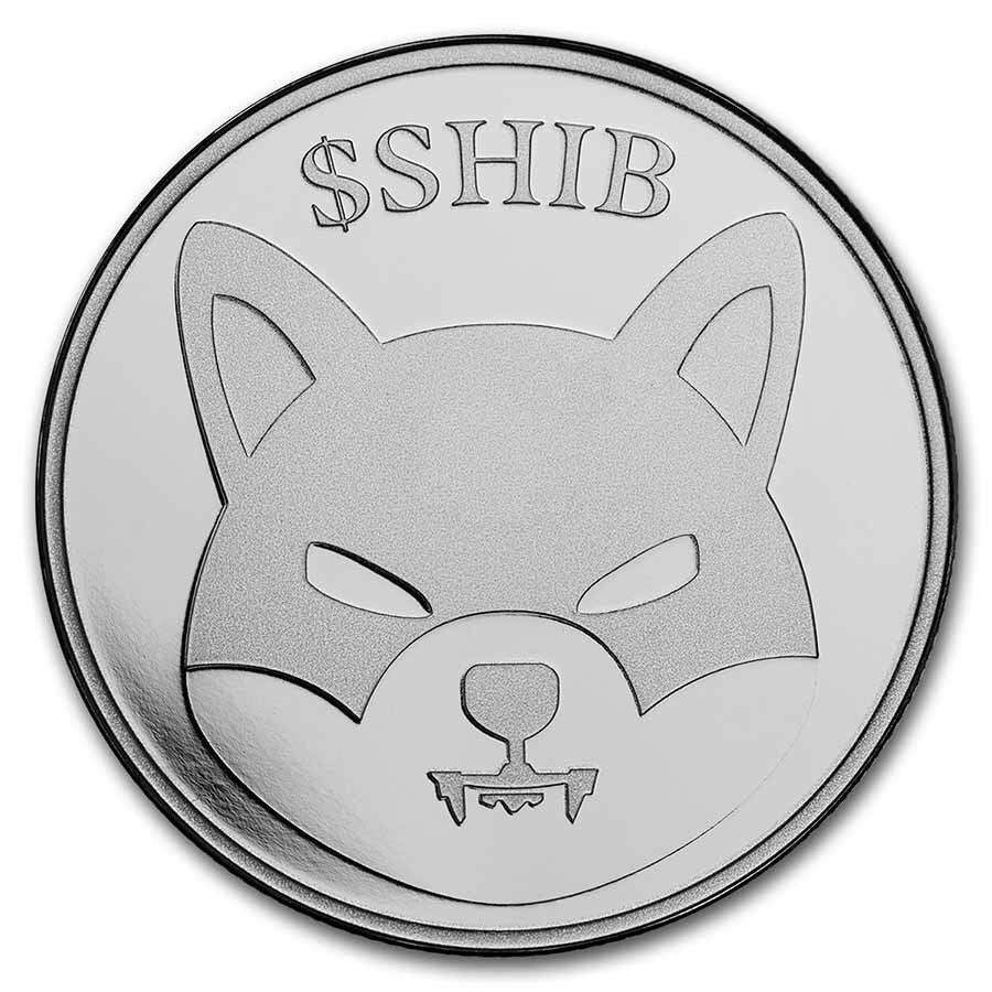 Stříbrná medaile 1 oz SHIBA INU Bitpay BU