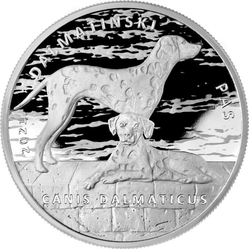 Stříbrná mince 1 oz Dalmatin 2021 BU