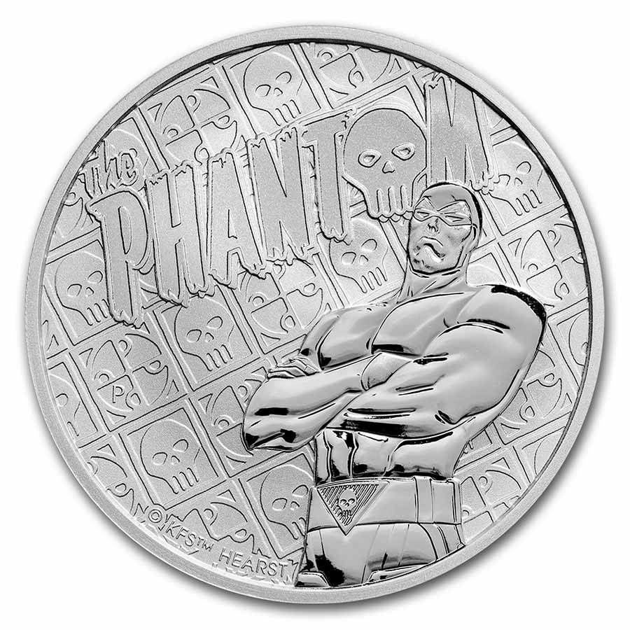 Stříbrná mince 1 oz The Phantom Marvel BU