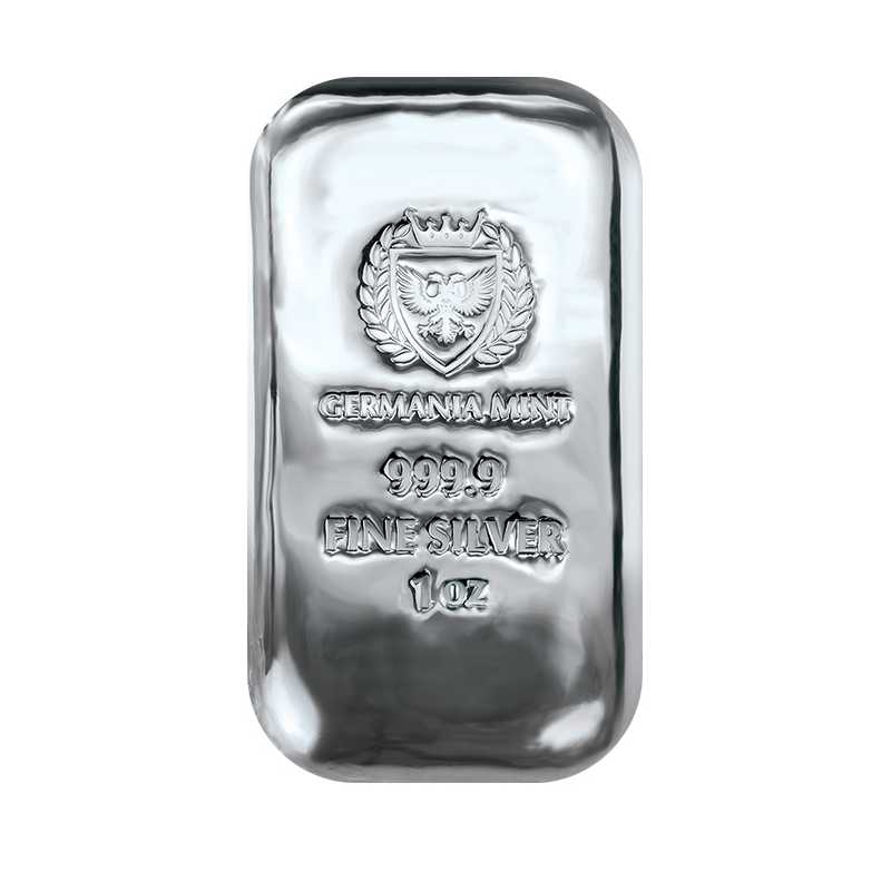 Stříbrný slitek 1 oz Germania Mint