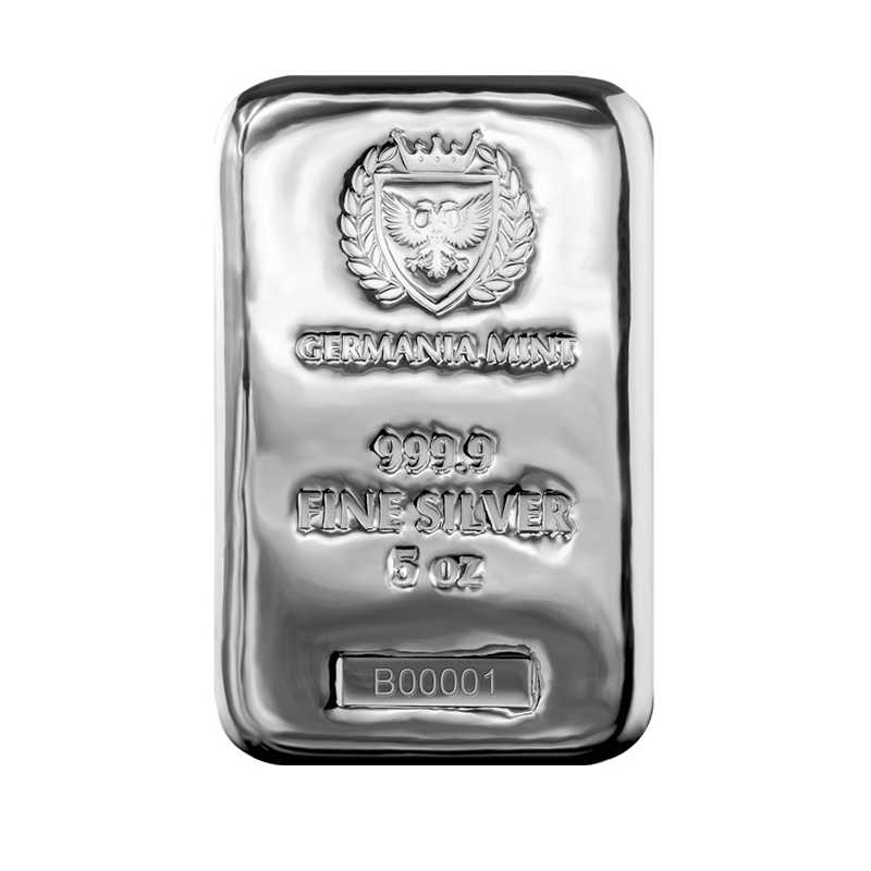 Stříbrný slitek 5 oz Germania Mint