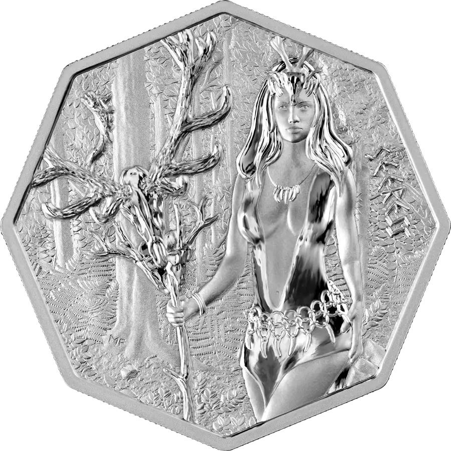 Stříbrná mince 1 oz Věštkyně Witchcraft 2023 BU