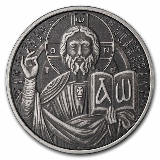 Stříbrná mince 1 oz Ježíš učitel 2023 Ostařená