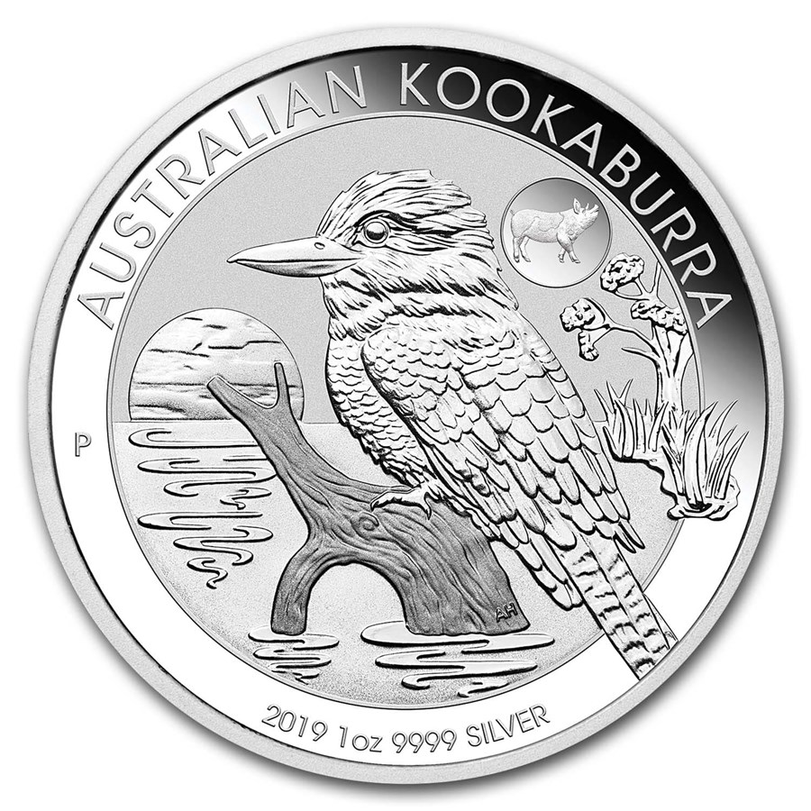 Stříbrná mince 1 oz Kookaburra Pig Privy 2019 BU