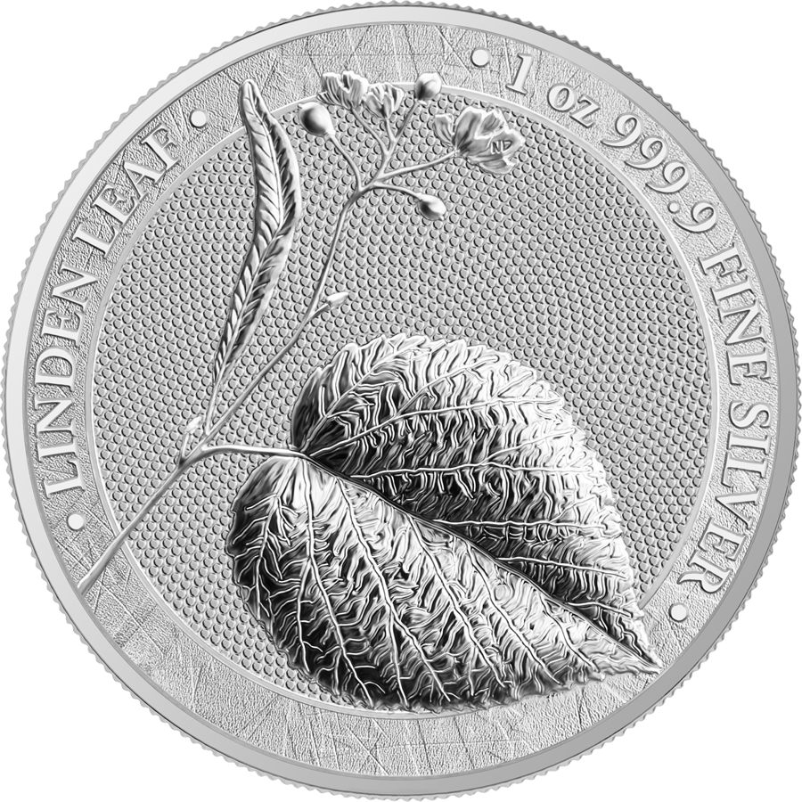 Stříbrná mince 1 oz Lipový list Magický les 2022 BU