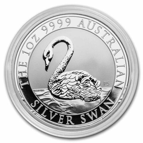 Stříbrná mince 1 oz Labuť Swan 2021