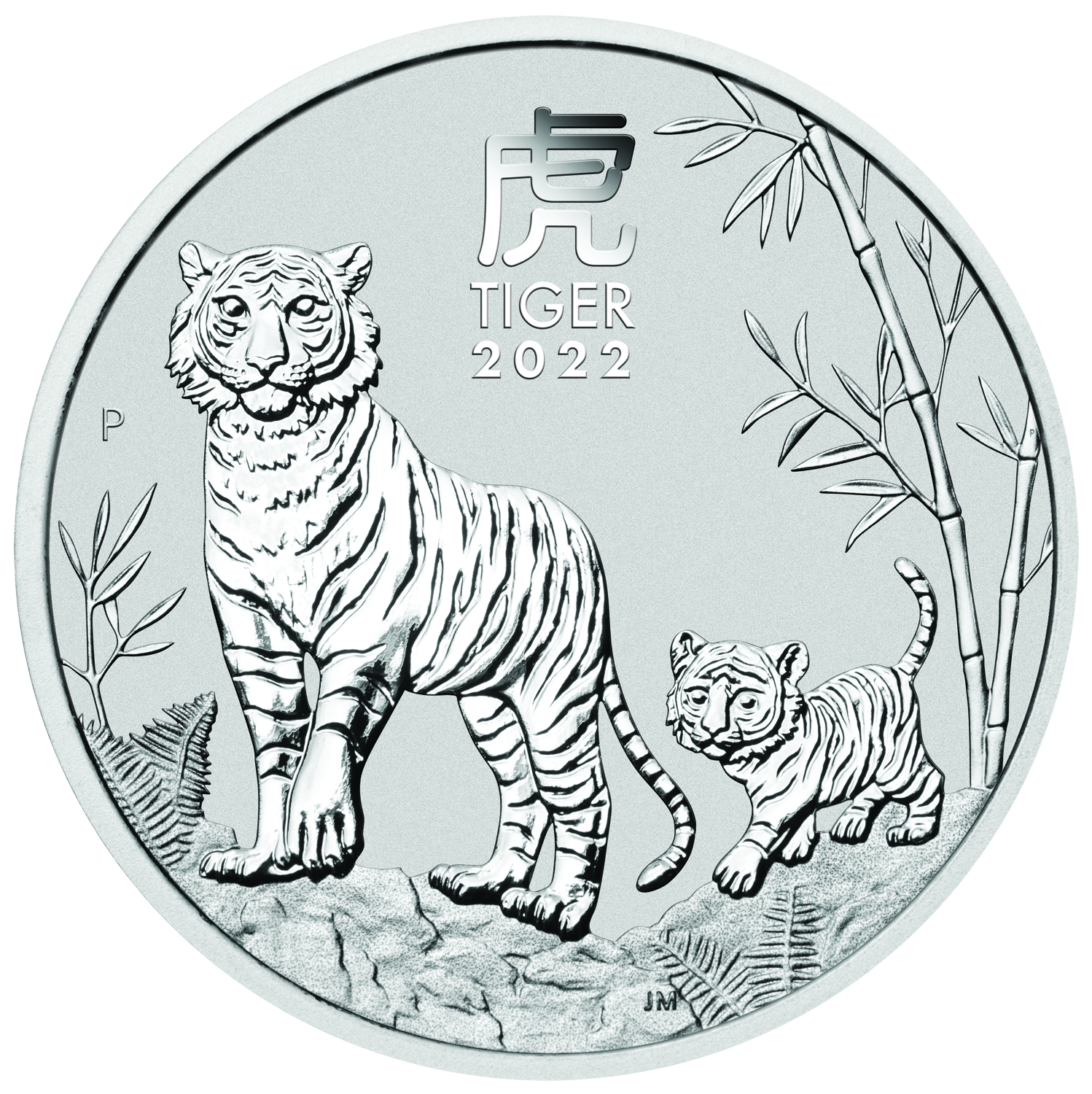 Stříbrná mince 1 oz Rok Tygra Lunární série III 2022