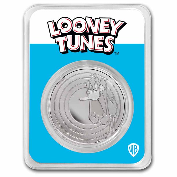 Stříbrná mince 1 oz Daffy Duck Looney Tunes 2022 v kartě