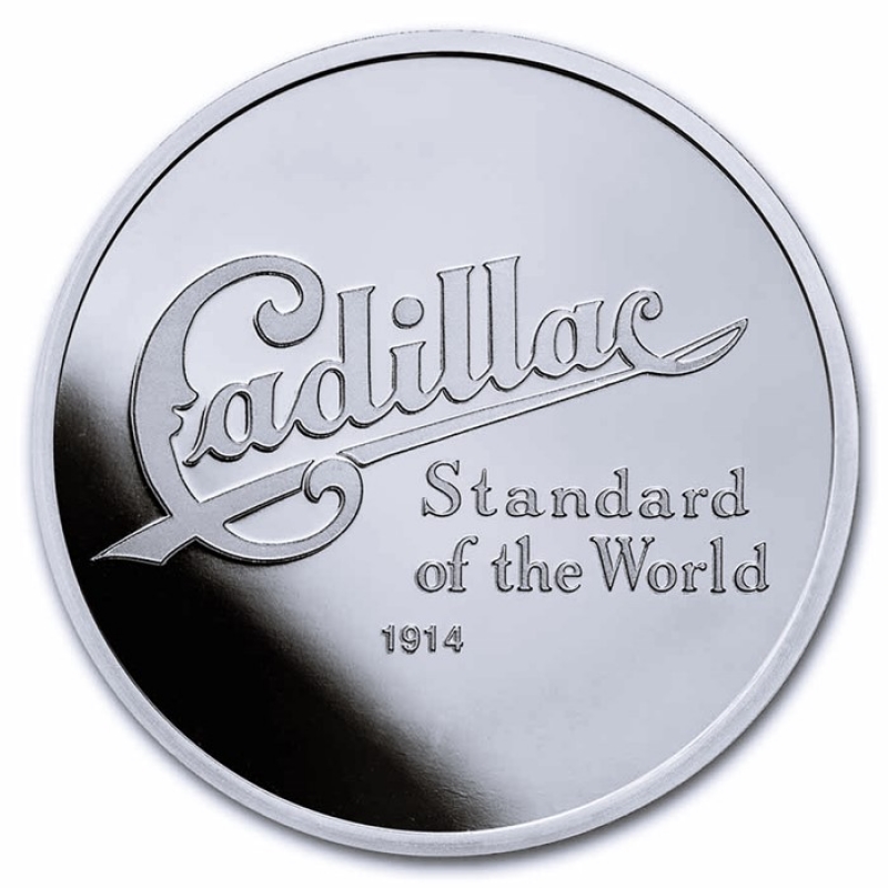 Stříbrná mince 1 oz  Cadillac Standard 1914 Proof