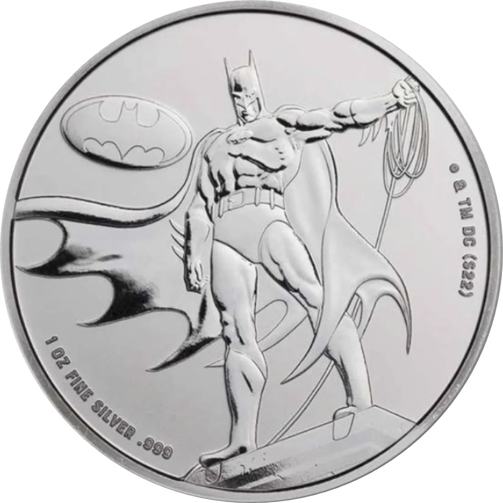 Stříbrná mince 1 oz Batman DC Comics 2023 BU