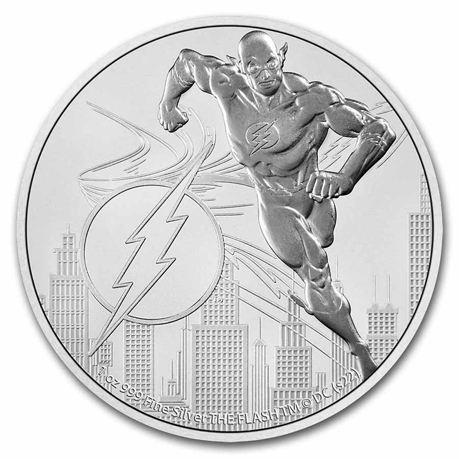 Stříbrná mince 1 oz Flash DC Comics 2022